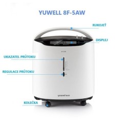 Kyslíkový koncentrátor YU 8F-5A, 5 litrov, až 93% koncentrácia